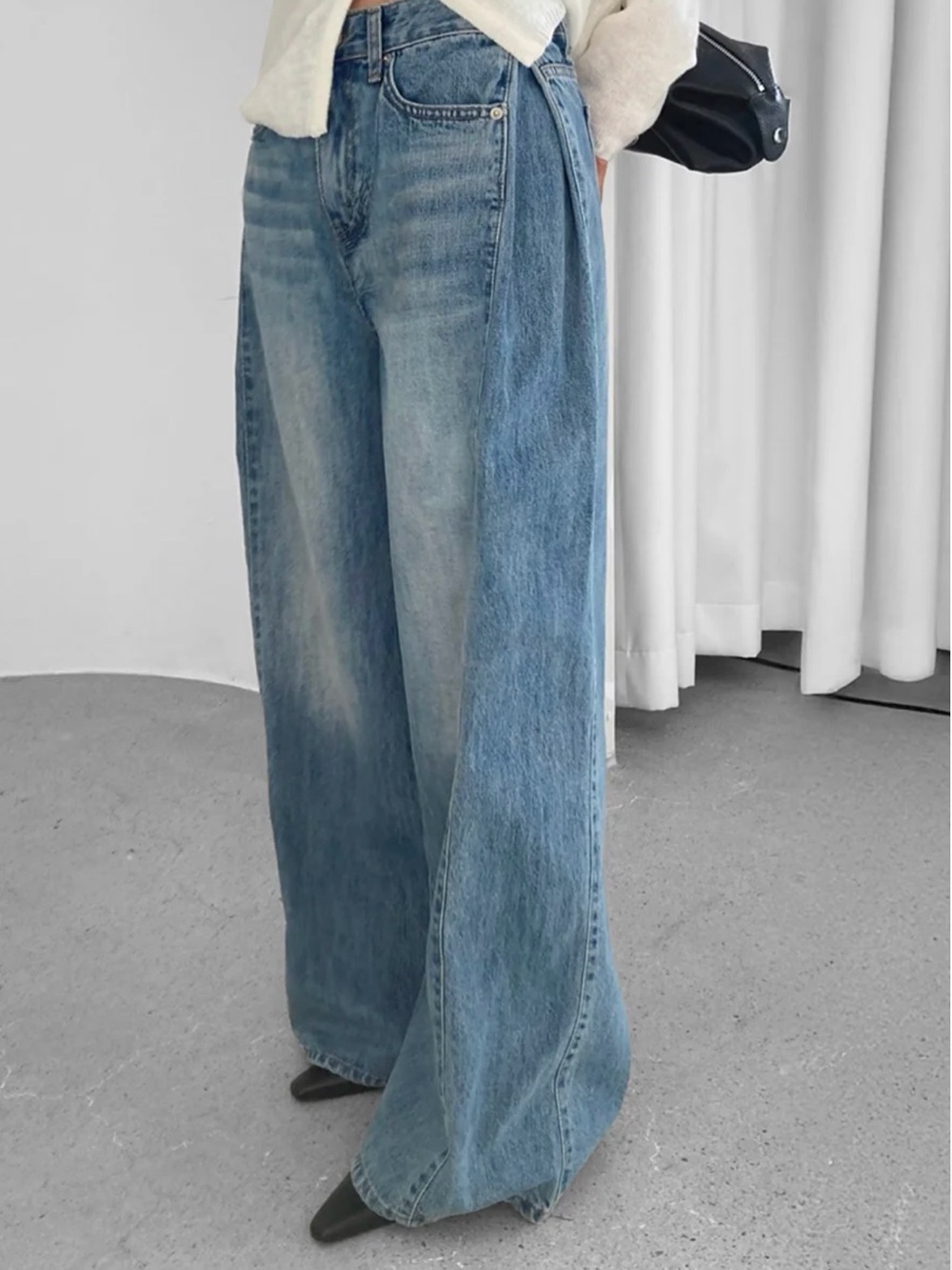 The Frankie Shop Wide Leg Oakley Jeans size S